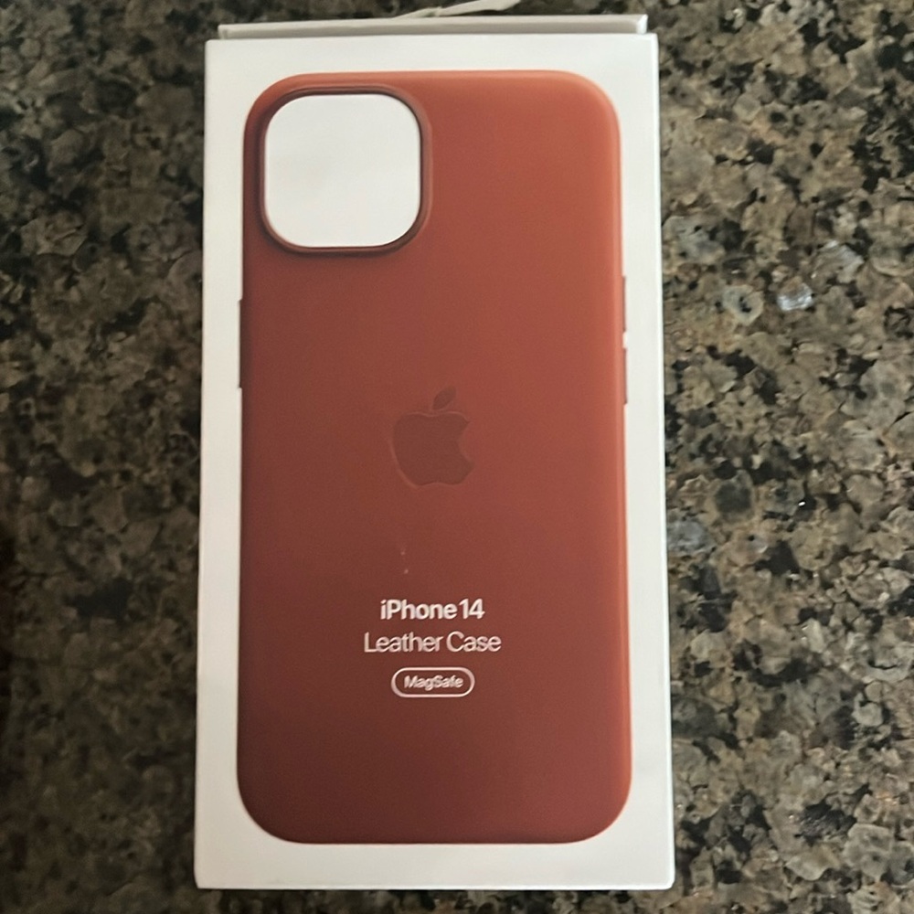 New in box (NIB) Apple leather iPhone 14